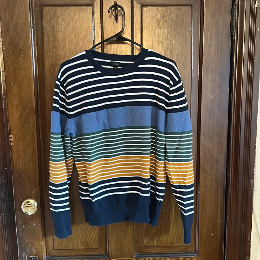 Multi-color Striped J. Crew Sweater- L